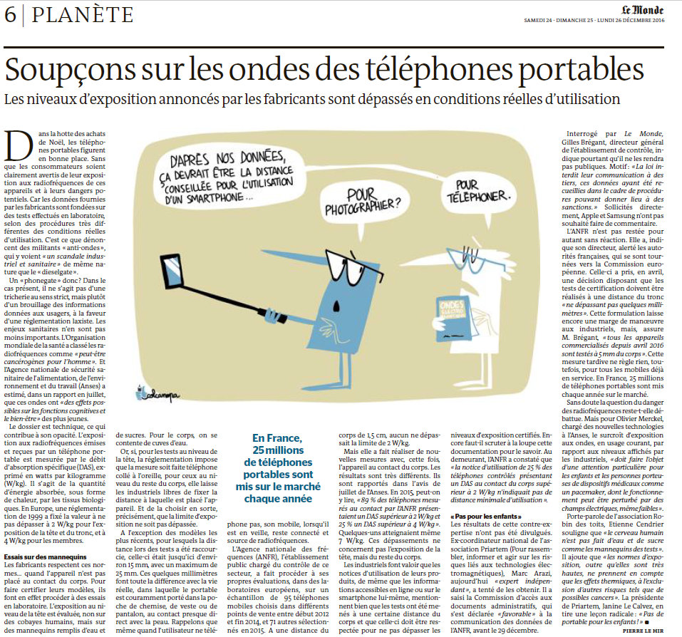 Article Le Monde 23 décembre 2016