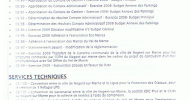 Ordre du jour du conseil municipal du 22 juin 2009 et informations municipales en ligne