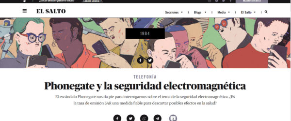 « Phonegate y la seguridad electromagnética » in El Salto