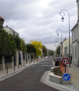 L'Avenue Val de Beauté à Nogent sur Marne après sa rénovation