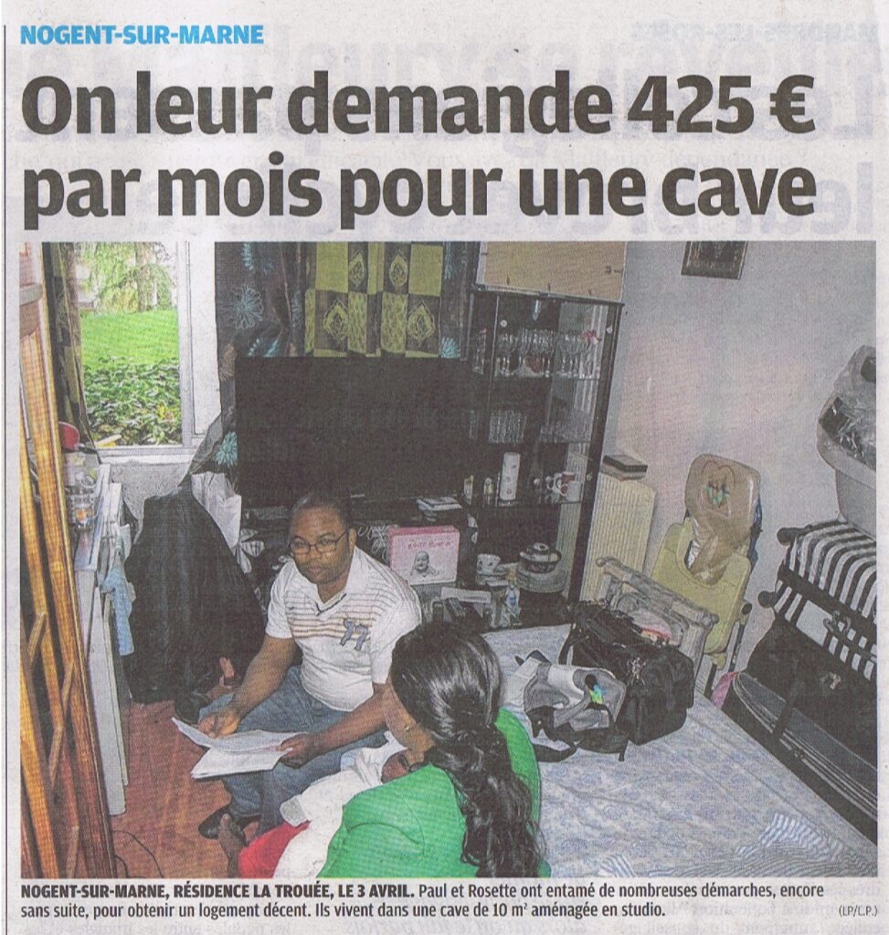 Article le parisien 13 avril 2012 Cave